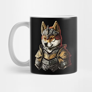 Shiba Inu in Samurai Mode Mug